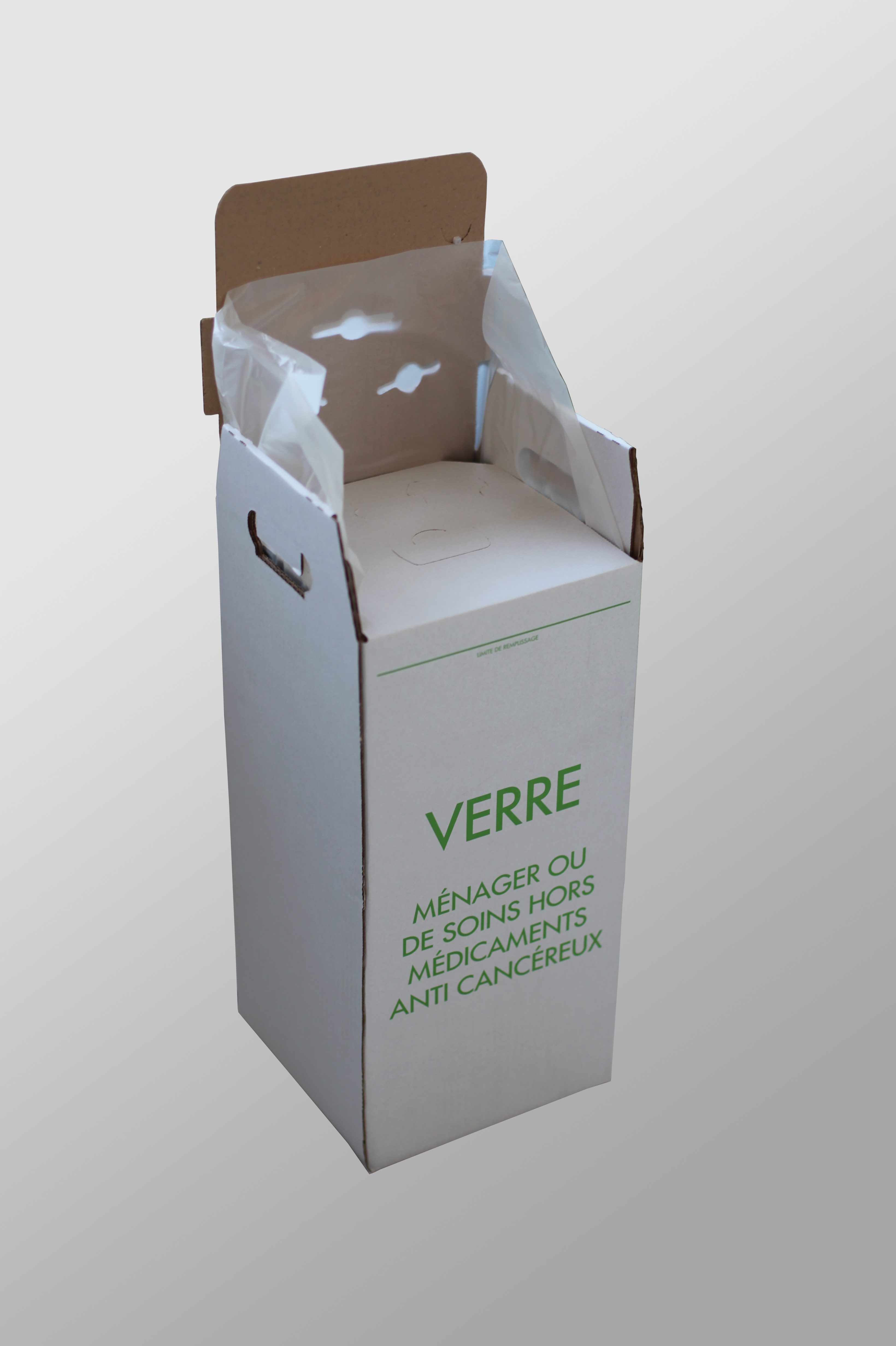 Carton Sanicontainer verre