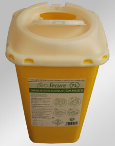 collecteurs d'aiguilles recyclés-7 Litres_Gamme Verte BIOPRO_ACEPRO